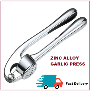 Singapore Zinc Alloy Garlic Presser Garlic Press Stainless Garlic Mincer Ginger Crusher Peeler Squeezer Heavy Duty garlic Crusher