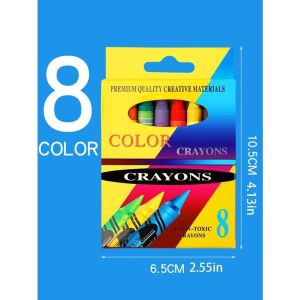 6/8/12/24 Colors Crayons Set Kids Painting Crayon Primary School Student Drawing Art Supplies
