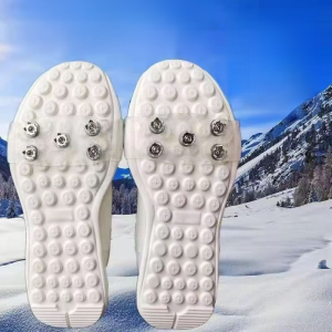 Outdoor Snow Hiking Invisible Ice Cleats Ice Crampons Anti-slip Shoe Covers Snow Traction Devices Five-claw Ice Crampons Anti-slip Gadgets Outdoor Anti-slip Ice Crampons
