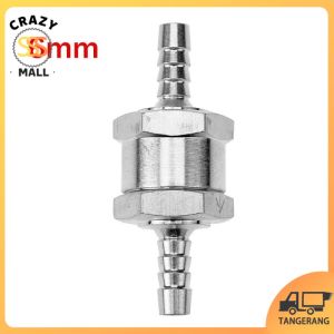 Check Valve Bahan Bakar 6-8mm Katup Satu Arah Anti Balik Aluminium Kuat Untuk Selang Fuel
