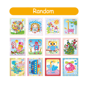 Mamibayi DIY painting button sticker Mainan Edukasi Menempel Kancing Sticker