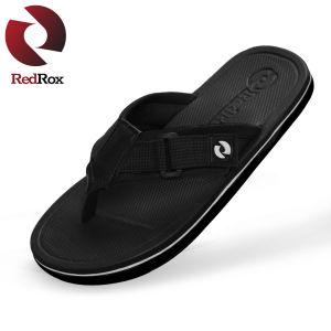 Sandal Pria Casual 100% RedRox Sendal Slop Dewasa Selop Cowok Kekinian Casual Distro Terbaru - BARON