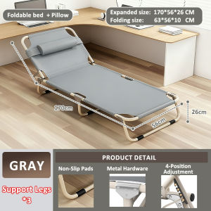 SimpleJoy Portable Outdoor Foldable Bed High Strength Durable Comfortable for Camping Office Home Use