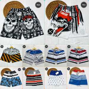 NEW MOTIF ABSTRAK PANTAI KORAN KEMEJA SURFING PRIA TERSEDIA SIZE JUMBO BEBAS PILIH MOTIF