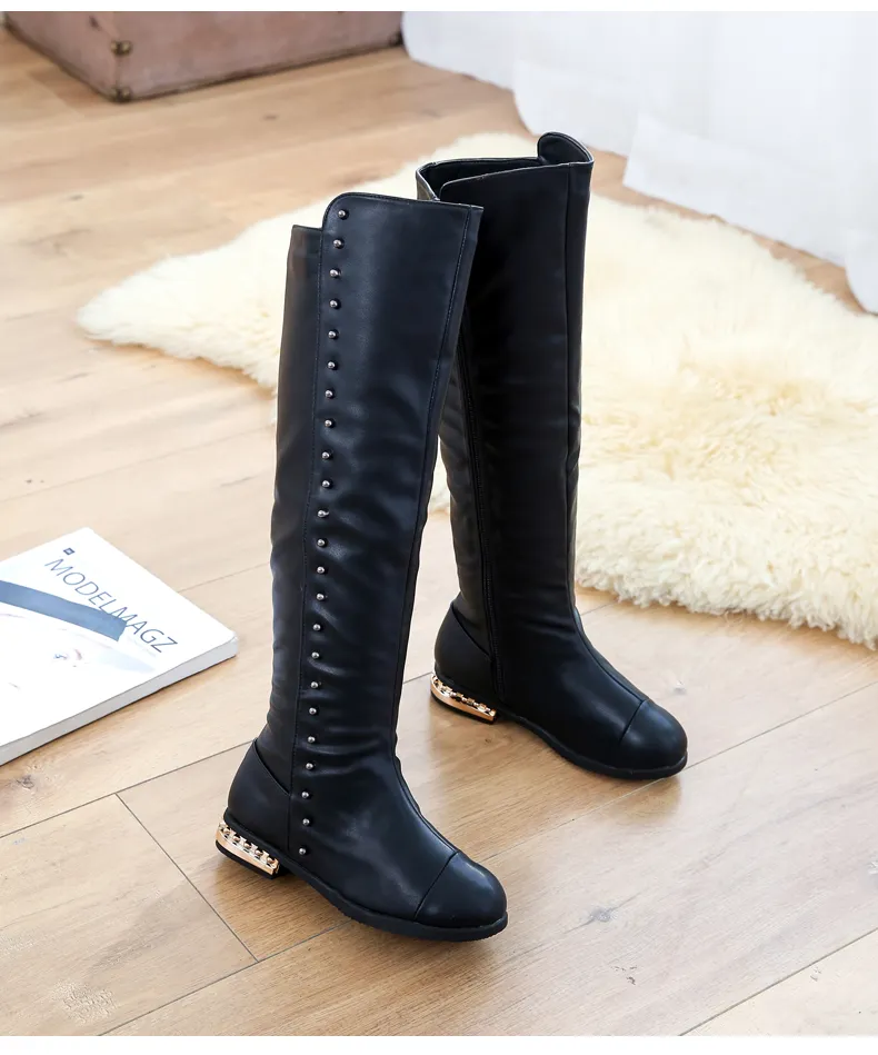 Kids high hot sale knee boots