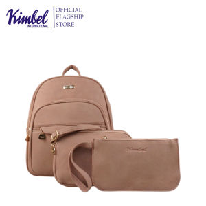 KIMBEL BCSB1608 3 in 1 Ladies Backpack Sling Bag And Pouch