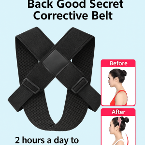 Shoulder And Back Correction Belt High Elastic And Comfortable Correction Belt Sitting Correction Belt Student And Adult Correction Belt驼背矫正带