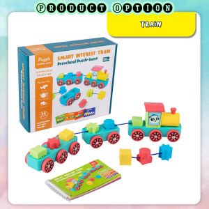 [Happy Kids] Car Wooden Blocks Toys Baby Wooden Toy Montessori Toys Early Learning  Baby Toy 益智玩具 Mainan Baby - BT321