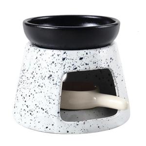 Gốm sứ aromatherapies Burners cho tinh dầu và sáp tan chảy với tealight chủ Spoon ấm phụ kiện