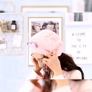 Dry Hair Cap/Hat/Towel  Water-Absorbent High Density Bath Salon Home Dry Hair Cap Towel