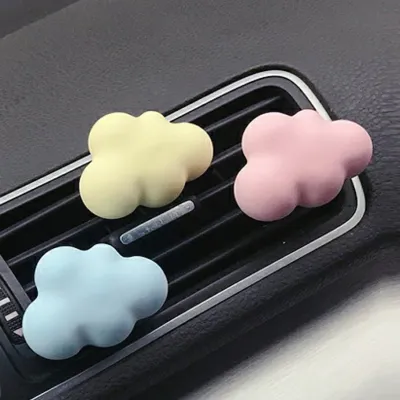 Handmade Aroma Stone Mini Cloud with Car Clip (Without Essential Oil)