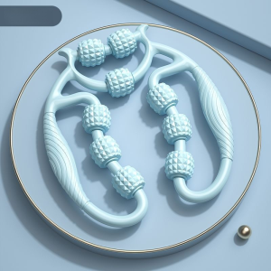 Nine Wheel Ring Leg Clamp Muscle Relaxation Slimming Dual Effect Yoga Auxiliary Massage Artifact Portable Handheld Leg Clamp