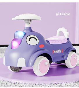 รถหัดเดินแท็กซี่เด็กสมดุลรถ1-3ขวบแบบเลื่อนได้ช่วยวอล์คเกอร์4ล้อกันลื่นโดยขายส่ง