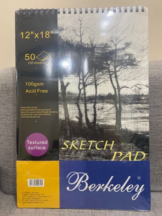 Berkeley® Sketch Pad 100gsm 12x18, 50 sheet | Lazada PH