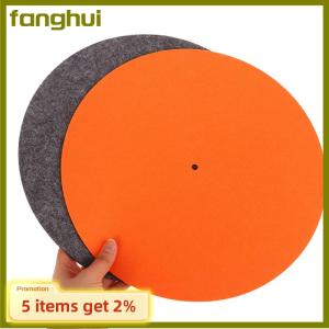 fanghui 1PC Slip Mat Felt Turntable Platter Mat For LP Vinyl Record Audio Replacement DIY Accessories Audiophile Thick Turntable Mat