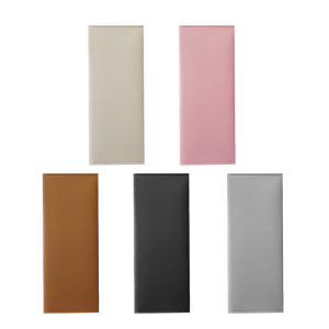 Pen Case Leather Pencil Bag Solid Color Pencil Box Pencil Case Large Capacity Pen Bag Double Layer Pen Organizers