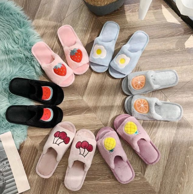 New Korean Fruit House Slippers Cute Indoor Slippers Bedroom Slippers  Lazada PH