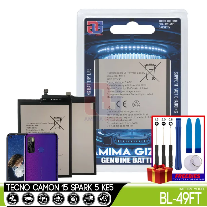 BL-49FT Battery For Tecno Camon 15/15 Air Spark Air Pop 4/4 Air