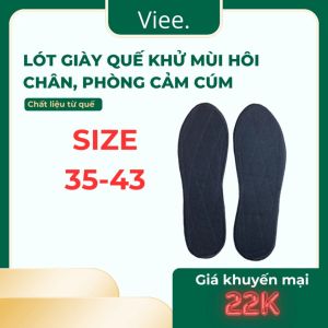 Lót giày quế khử mùi hôi chân phòng cảm cúm tốt cho sức khỏe size 35-43