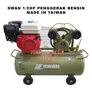Swan Mesin Kompresor 1/2 HP - Penggerak Bensin Nishkawa GX 160