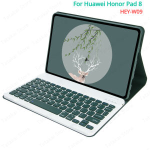 Magnetic Wireless Bluetooth Keyboard Case for Huawei Honor Pad 8 2022 HEY-W09 12 inch with Keyboard Case Cover