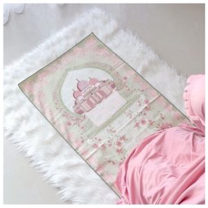 GRAC3COLL Sajadah Jumbo Perlengkapan Sholat Muslim Sajadah Travelling Model Terkini J1-22