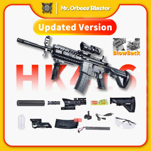 TianGong&MOB Upgrade Version HK416 Blowback Gel Blasters Toy Indoor CQB for Boys Electric Rechargeable Sports Outdoor Fun Family Games GelBlaster Toys for Surprise Gift For Kids