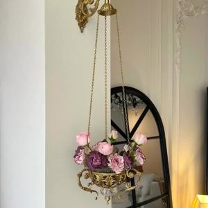 xpkQ Retro French Candle Holders Luxury Bronze Scented Candle Holders Wall Mounted Fragrance Diffuser Art Photography Props 9N5Q1