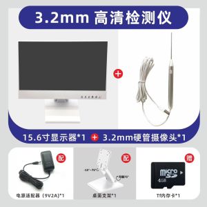 ✅   3.2MM Ear Cleaning Visual Otoscope HD Camera Endoscope 10inch Illuminated Ear Cleaning Tool Ear Canal Nasal Cavity Inspection