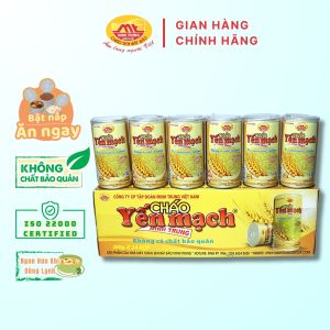 Cháo yến mạch Minh Trung 365g - Cháo YM 24 (thùng 24 lon)