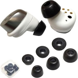 Memory Foam Ear Tips for Momentum 4 TWS Replacement Earbud Tips Momentum 4 Black 3 Pairs