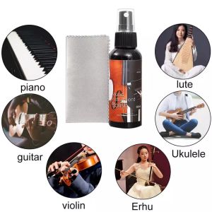 Dầu lau đàn Guitar - Violin - Piano-UKULELE tặng khăn lau Prefox 60ml