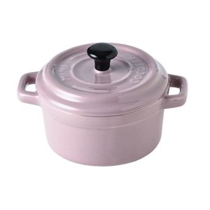 LIFE SHOPS Hanging Ears Ceramic Breakfast Bowl Anti-scalding 200ml Creme Brulee Bowl Kitchen Accessories Dustproof Mini Casserole with Lids Household