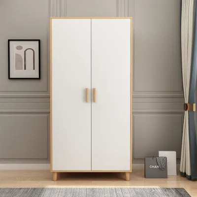 Tủ quần áo gỗ 2 cánh phong cách Nordic thương hiệu LAROT - GP129