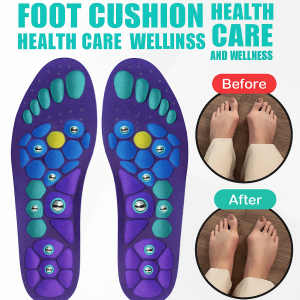 Magnetic Acupoint Massage Insoles Orthopedic Foot Therapy Weight Loss Slimming Acupressure Insole Arch Support