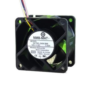 60mm Fan for NMB 2415KL-04W-B86 60x60x38mm 12V 1.65A 4-Wire PWM Dual Ball Bearing Cooling Fan
