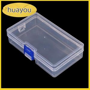 huayou Plastic Clear Parts Storage Box Jewelry Craft Container Organizer Case