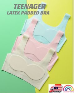 Teenager Latex Padded Bra/Training Bra seamless without rim