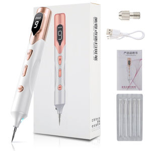 Electric Plasma Mole Removal Pen Laser Set Wart Remover Skin Pore Care Corn Freckle Dark Tag Nevus Pimple Spot Tattoo Cleaner