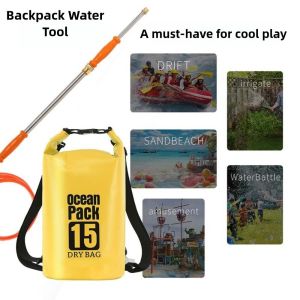YUDESHUI 10L/15L/20L Loại Dụng cụ phun nước Ba lô sức chứa lớn Mùa hè Đồ chơi chơi dưới nước Tầm xa bắn nước Để chiến đấu dưới nước