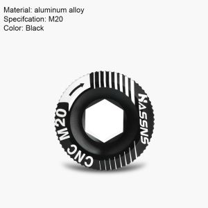 MUQZI Tấm che bụi M15/M18/M19/M20 Không thấm nước Tay quay xe đạp Bu lông cố định cánh tay Bu lông vòng xích Bu lông khung dưới Đai ốc crankset Nắp bu lông tay quay Vít bọc tay quay xe đạp Bu lông cố định tay quay xe đạp Đai ốc Giò dĩa xe đạp