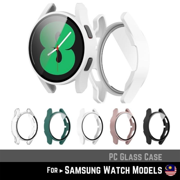 Smart Watch Case for Samsung Galaxy Watch 4 40mm 44mm SQC PC Glass