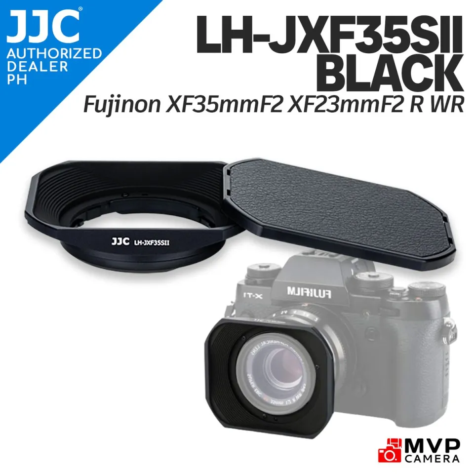 JJC LH-JXF35SII Square Hood for FUJI 35mm F2 R WR, 23mm F2 & XC