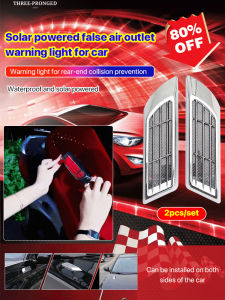 Solar Warning Light High Visibility Vehicle Warning Light Solar Powered Energy Efficient LED Side Body Light Car Modification Safety Accessory