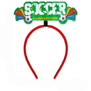 Ief Bóng Đá Cạnh Tranh Headband Với Ngọn Lửa thiết kế hạt tròn-Vui Vẻ Fan Phụ Kiện Cho bữa tiệc bóng đá Và Trò Chơi Ngày