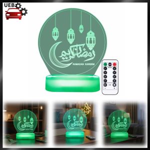 [Ueb Wholesale Mall] Ramadan Eid LED Night Light Atmosphere Lamp Gift LED Eid Mubarak Night Light for Home Bedroom Decor