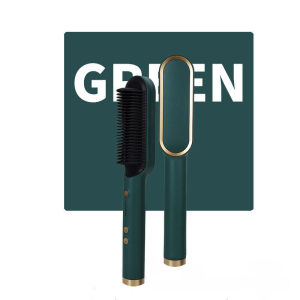 หวีไฟฟ้าผมตรง หวีผมตรงไฟฟ้า หวีรีดผมไฟฟ้า เครื่องหนีบผม ไอออนอบดูแลเส้นผม ร้อนเร็วภายใน 10วินาที ปรับอุณหภูมิได้ ไม่ทำลายเส้นผม