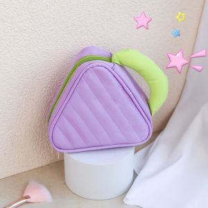 Tas kosmetik di ceruk kapasitas besar tas penyimpanan kosmetik tahan air sederhana yang lucu tas tangan perjalanan portabel