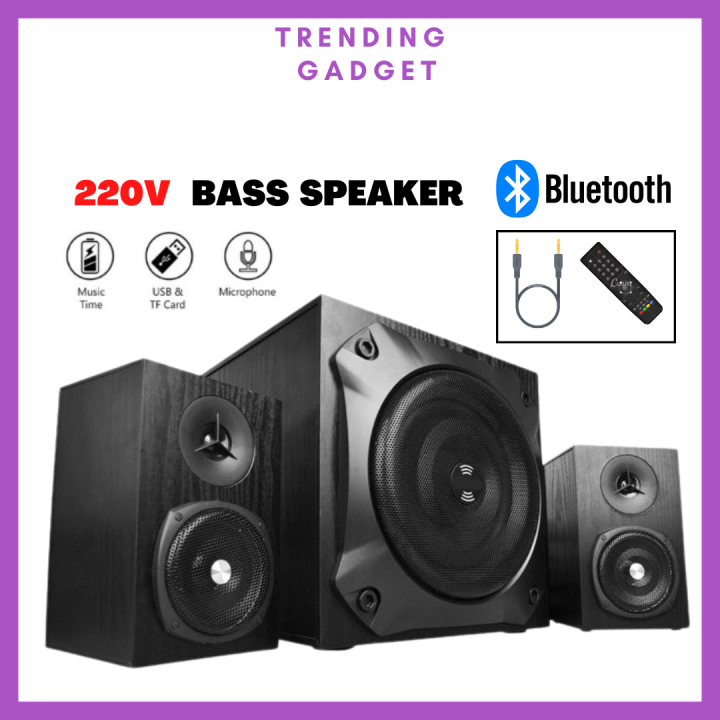 Big bass discount speakers for home