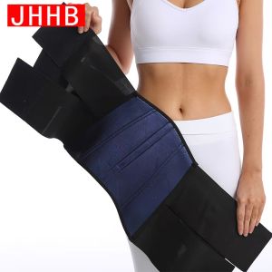 JHHB High Waist Trainer Ab Belt Slimming Body Magic Shaper Slimming Sheath Stretch Bands Waist Trainer Corset Trimmer Faja 3 Loop